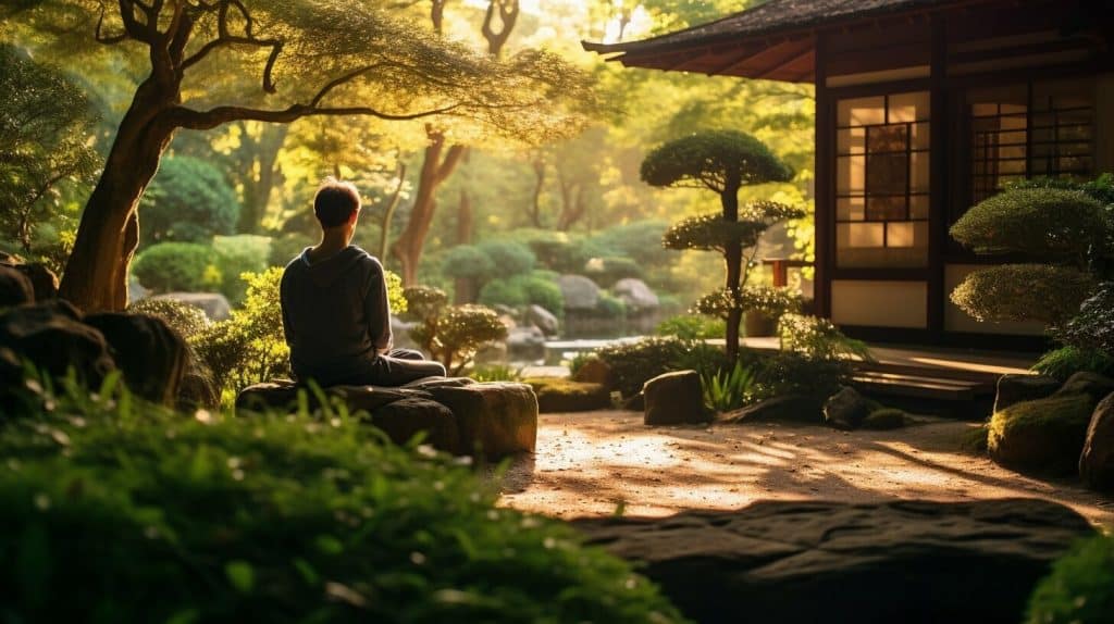 Meditación japonesa zen